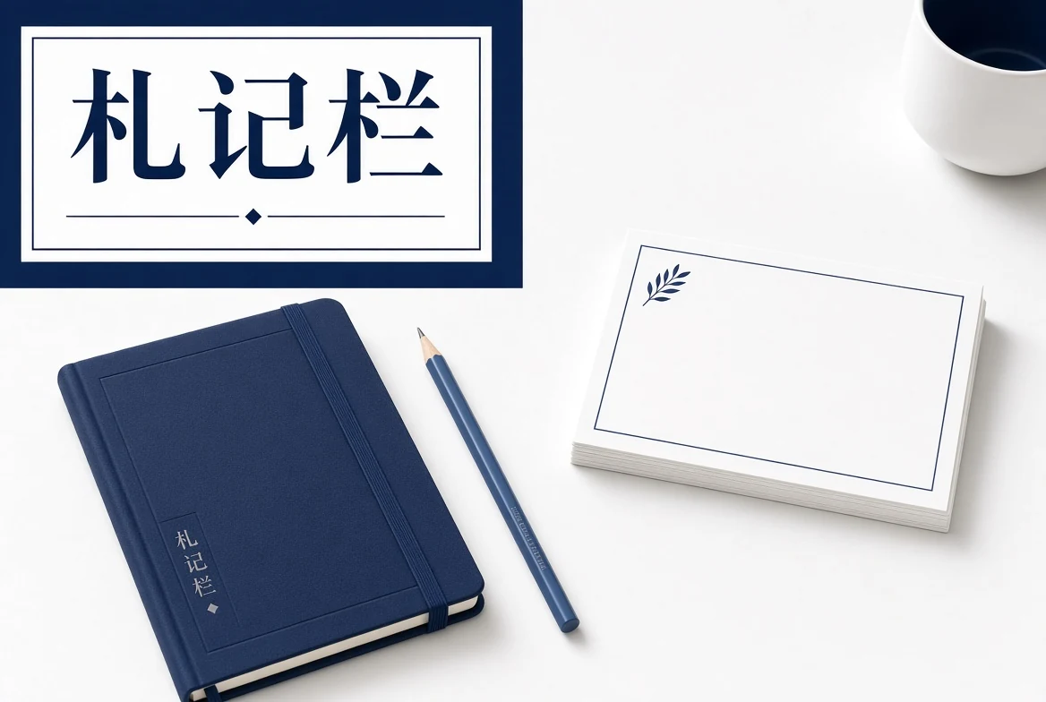 记栏:把创作里的判断留下来